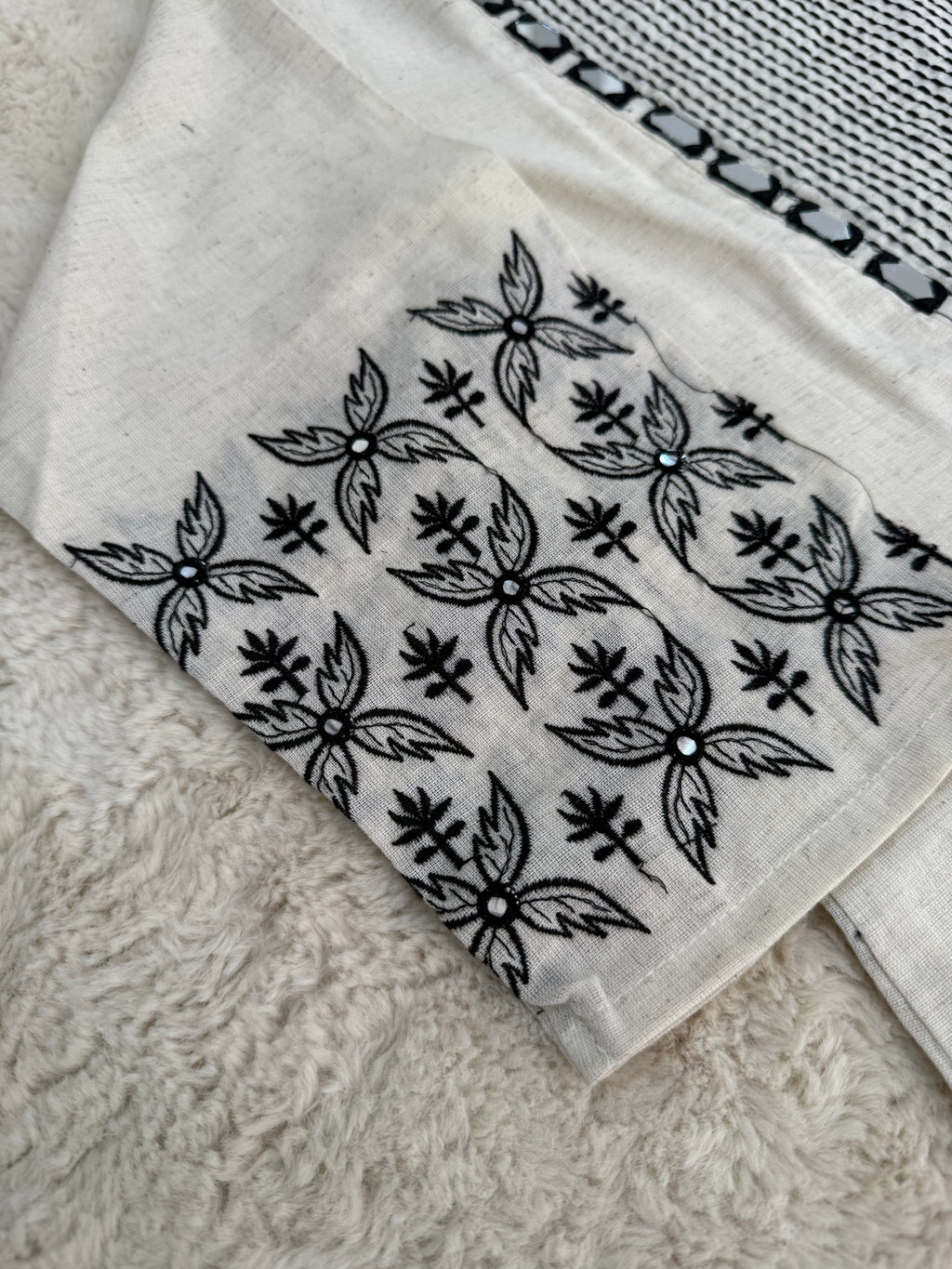 Ivory Linen Two-Piece Set